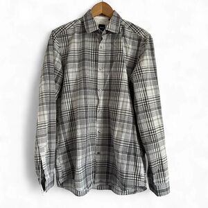 Hugo Boss Monochrome Checkered Regular Fit Shirt Medium